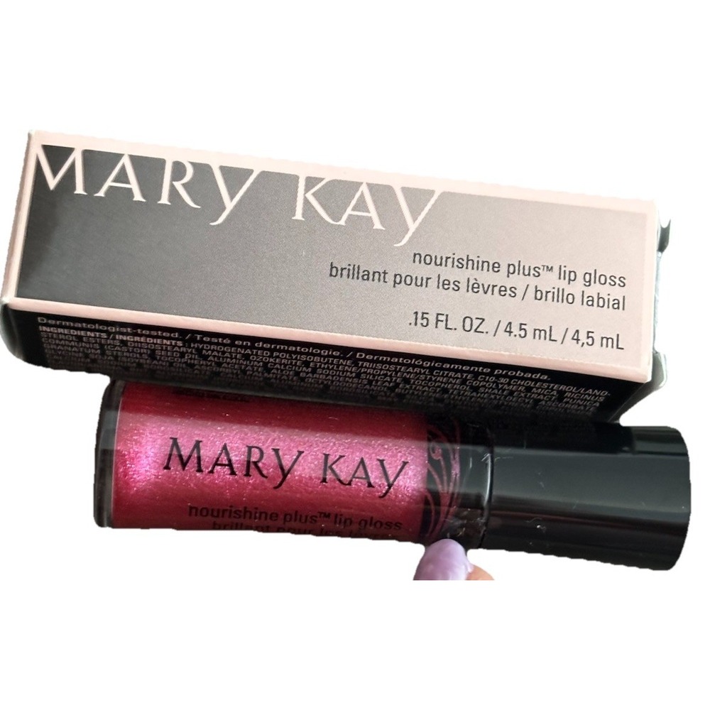 Mary Kay Nourishine Plus Lip Gloss "Pink Wink" #071802 Full Size - Picture 2 of 4